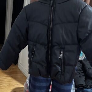 Kids Black Puffer Jacket